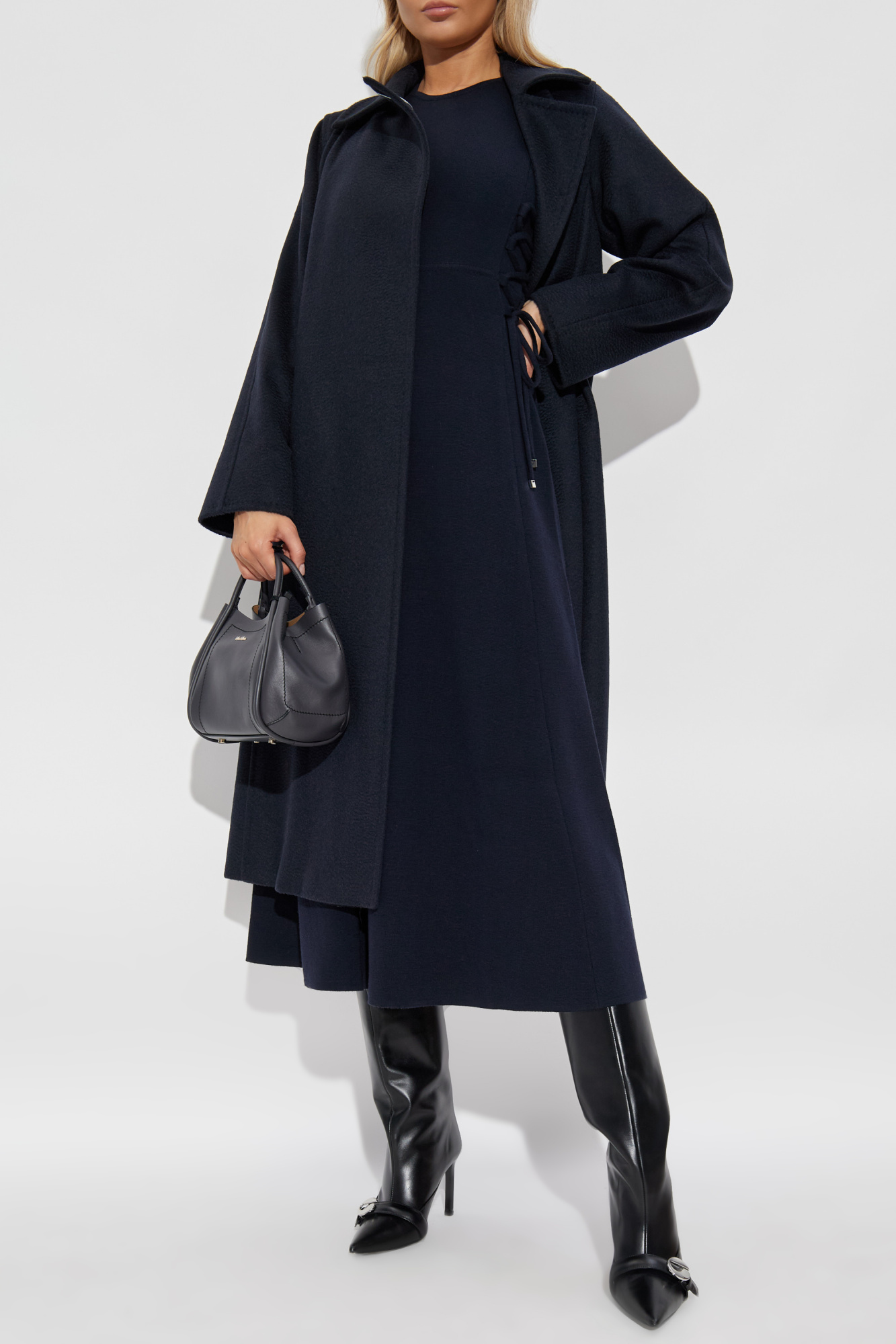 Max Mara MANUELA ネイビー Max Mara Coat 